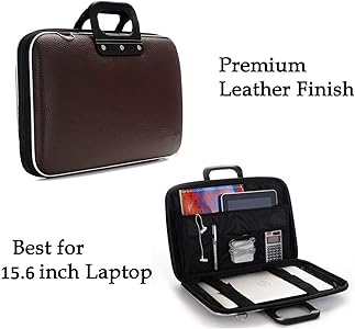 RC Universal Leather Laptop Bag in 2 Colors  with custom name and Logo Printing.