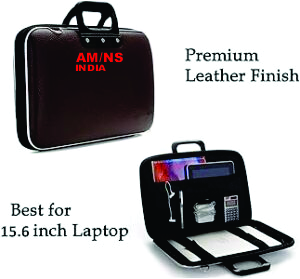 Universal Leather Laptop Bag in 2 Colors With custom name and Logo Printing.