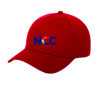 Five Paneled Cotton Twill Cap with Logo Print