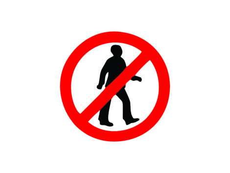 Construction site trespassers will be prosecuted