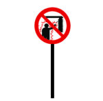 High Voltage – Keep Out signs alert people to electrical hazards and prevent unauthorized access. Crucial for high-risk electrical areas.