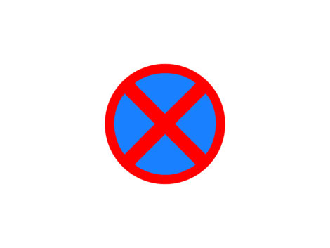 no stopping or no standing